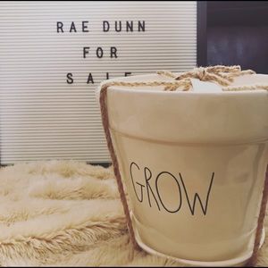 Rae Dunn “GROW” pot